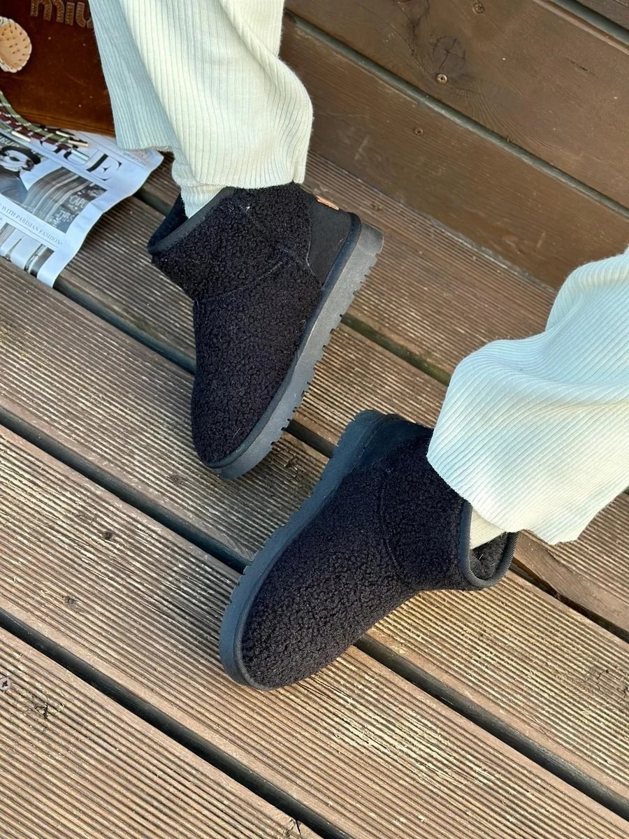 черные угги,угги зимне,угги зимние с мехом,женские угги,угги женские с мехом