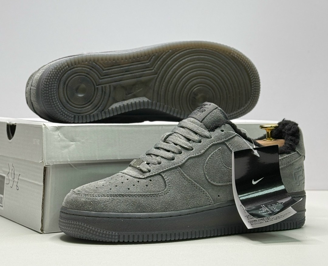 кросcовки nike air force 1,nike air force 1 low,nike air force 1 low grey suede,зимние кроссовки nike air force 1,мужские кроссовки nike air force 1