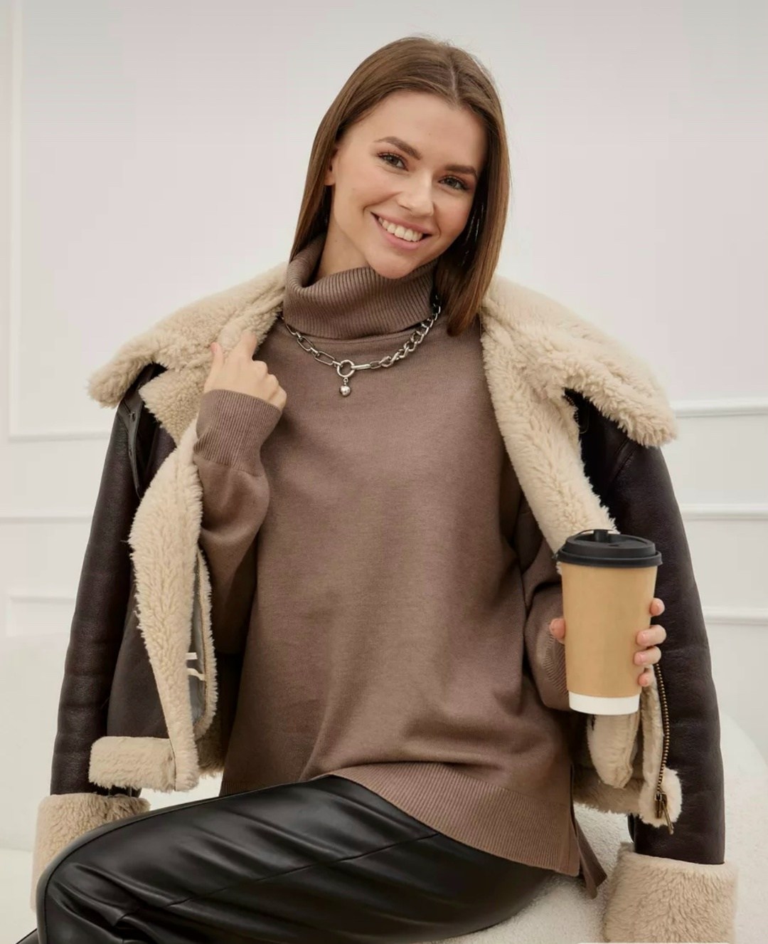 бежевый джемпер,свитер оверсайз теплый,свитер женский оверсайз теплый с горлом,свитер женский оверсайз,водолазка джемпер