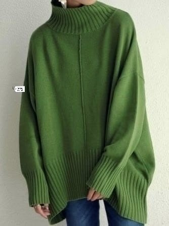 стильный свитер,гигантский свитер,свитер с высоким воротником,модные свитера,свитер свободный