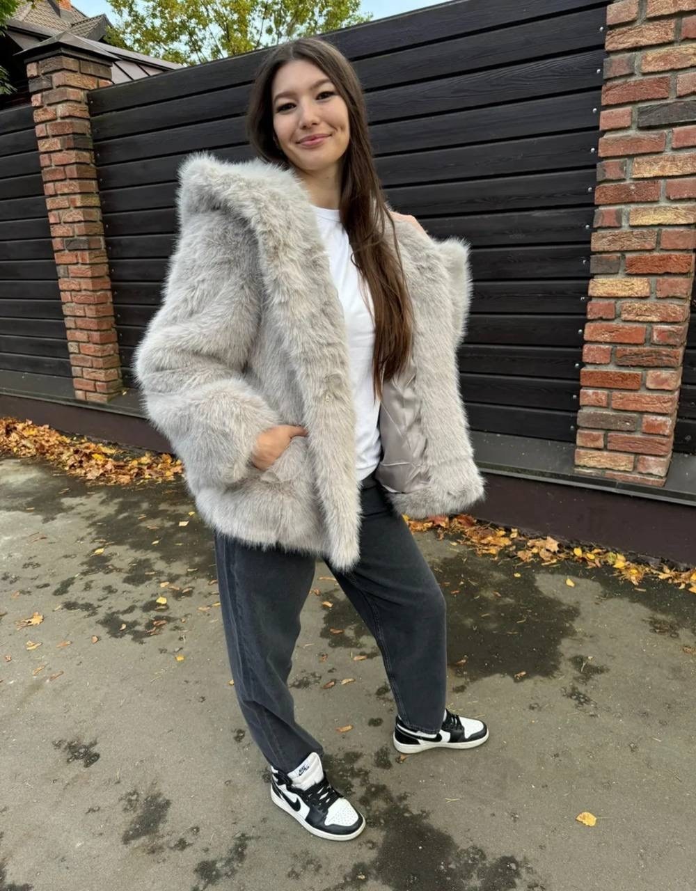 женское пальто из искусственного меха с капюшоном,женская шуба,меховая куртка,меховое пальто с капюшоном,меховое пальто