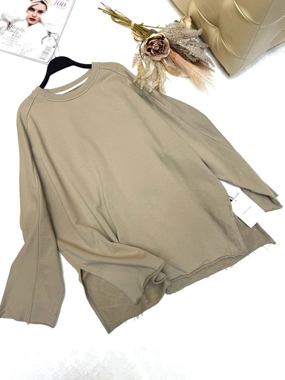 бежевый свитшот,лонгслив бежевый,женская кофта,толстовки кофта,женский свитшот