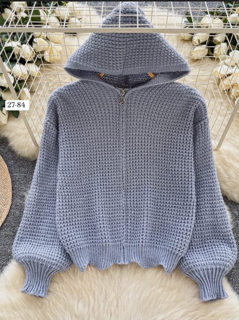 кофта вязаная,кофта женская,кофта женская с капюшоном,женский вязаный кардиган,свитера с капюшоном