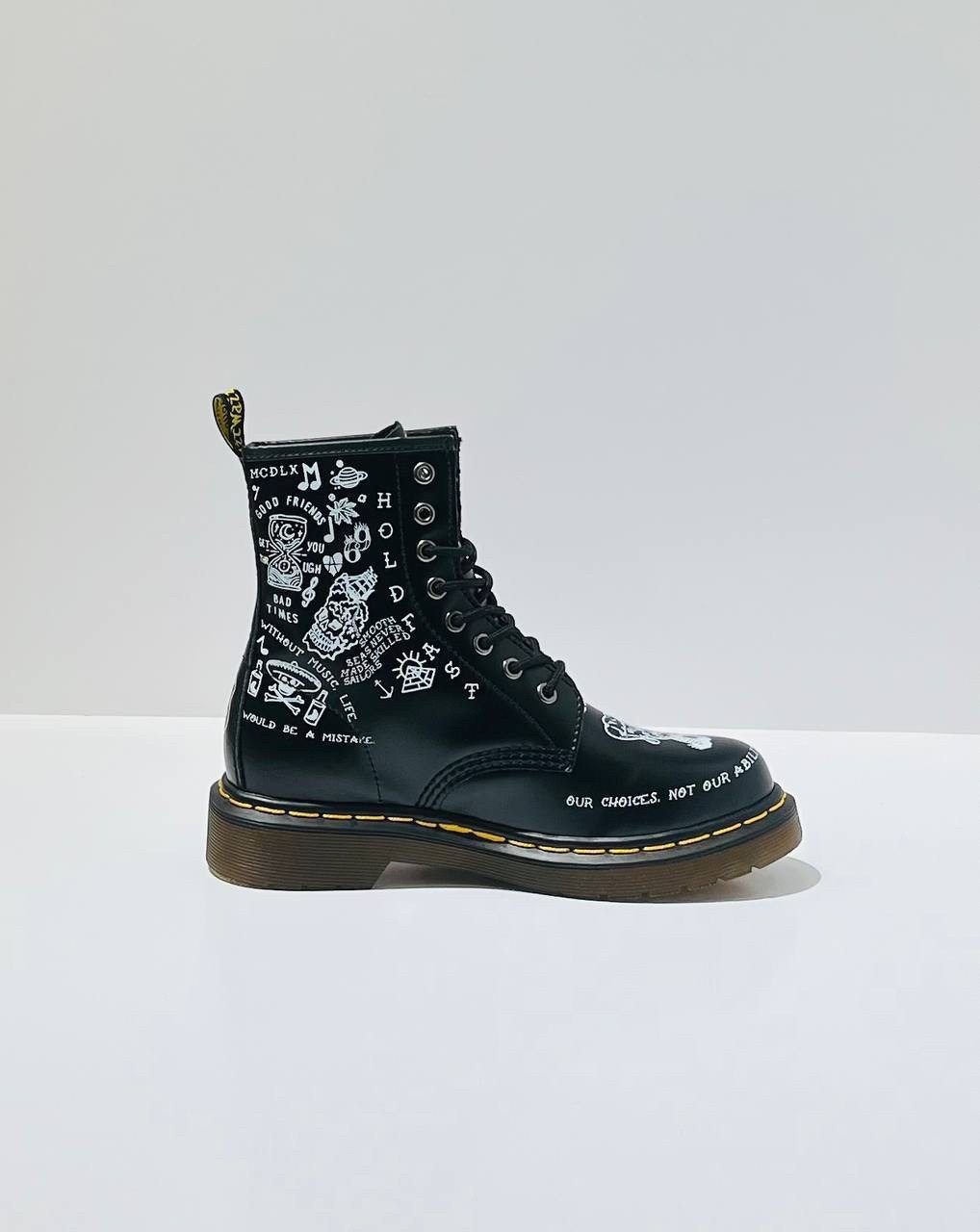 , женская,dr martens 1460 scribble,ботинки 1460 scribble dr martens,мартинсы мужские