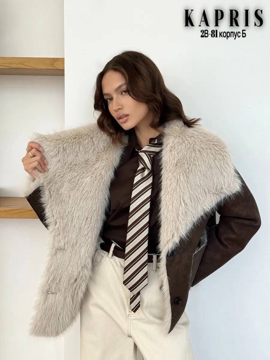 женская дубленка,дубленка искусственная emberens,дубленка укороченная,стильная дубленка,дубленка зимняя кожаная