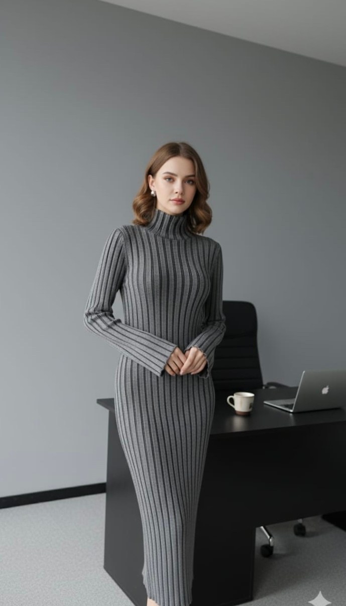 платье вязаное,трикотажное платье,вязаное теплое платье,голубое трикотажное платье миди,платье вязаное макси