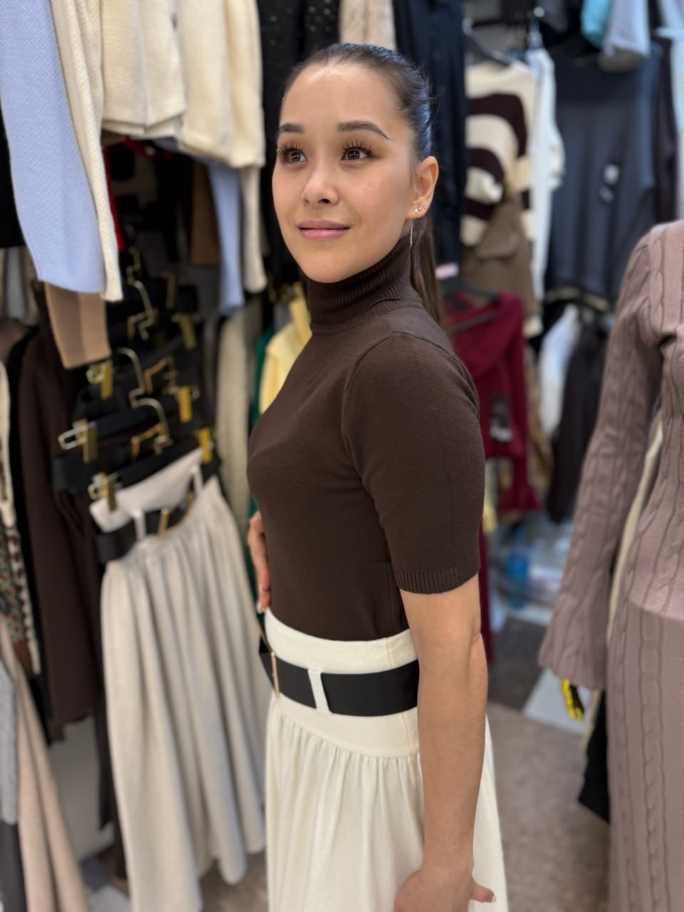 длинная юбка,женская длинная юбка,юбка женская,юбка с высокой талией,бежевая юбка