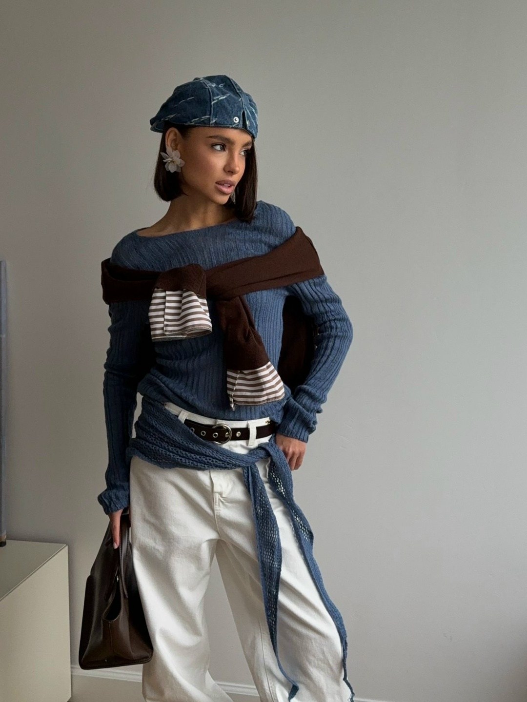 широкие брюки,стильные образы,костюмы брючный,одежда кэжуал