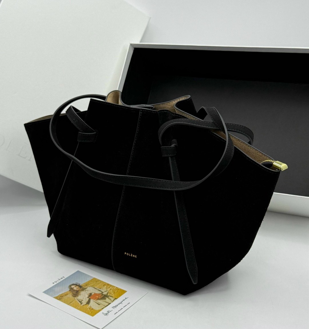 сумка polene,замшевая сумка,polene сумка на плечо,сумка,женская сумка