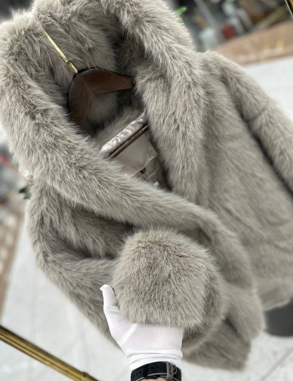 женское пальто из искусственного меха с капюшоном,женская шуба,меховая куртка,меховое пальто с капюшоном,меховое пальто