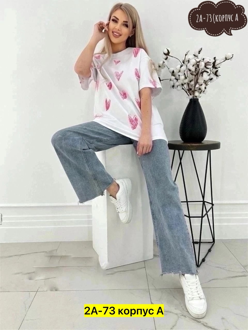 женская футболка,,модная ,