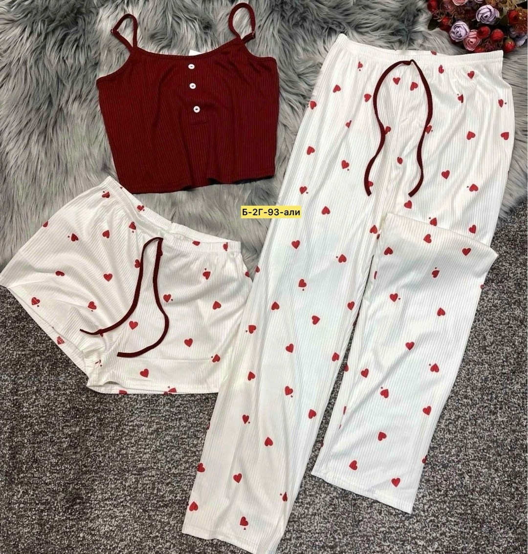 пижама женская тройка,тройка пижама,пижама розовая,стильная пижама,пижама женская