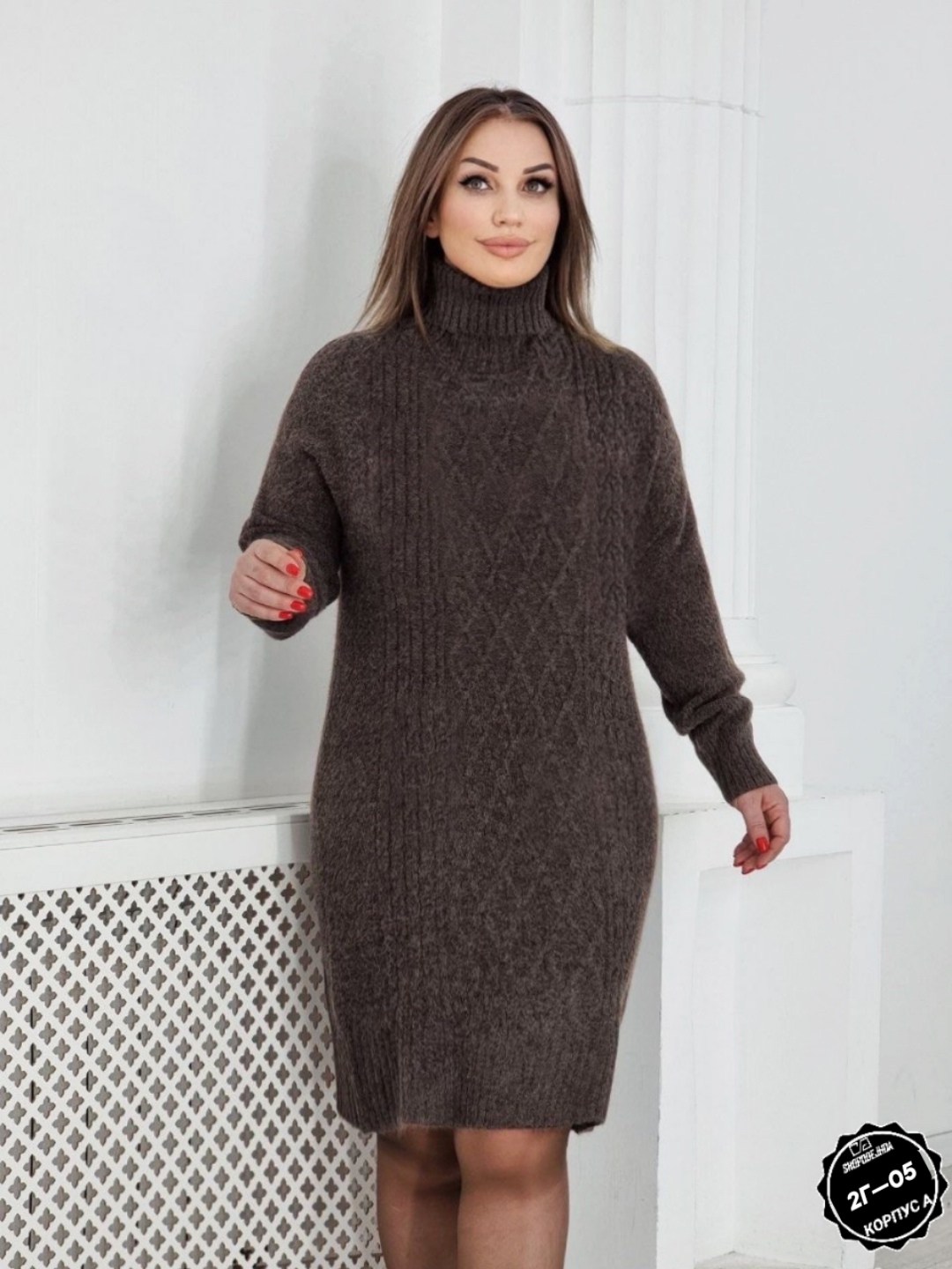 теплое платье,теплое платье вязаное,платье вязаное,туника женская,платье женское вязаное