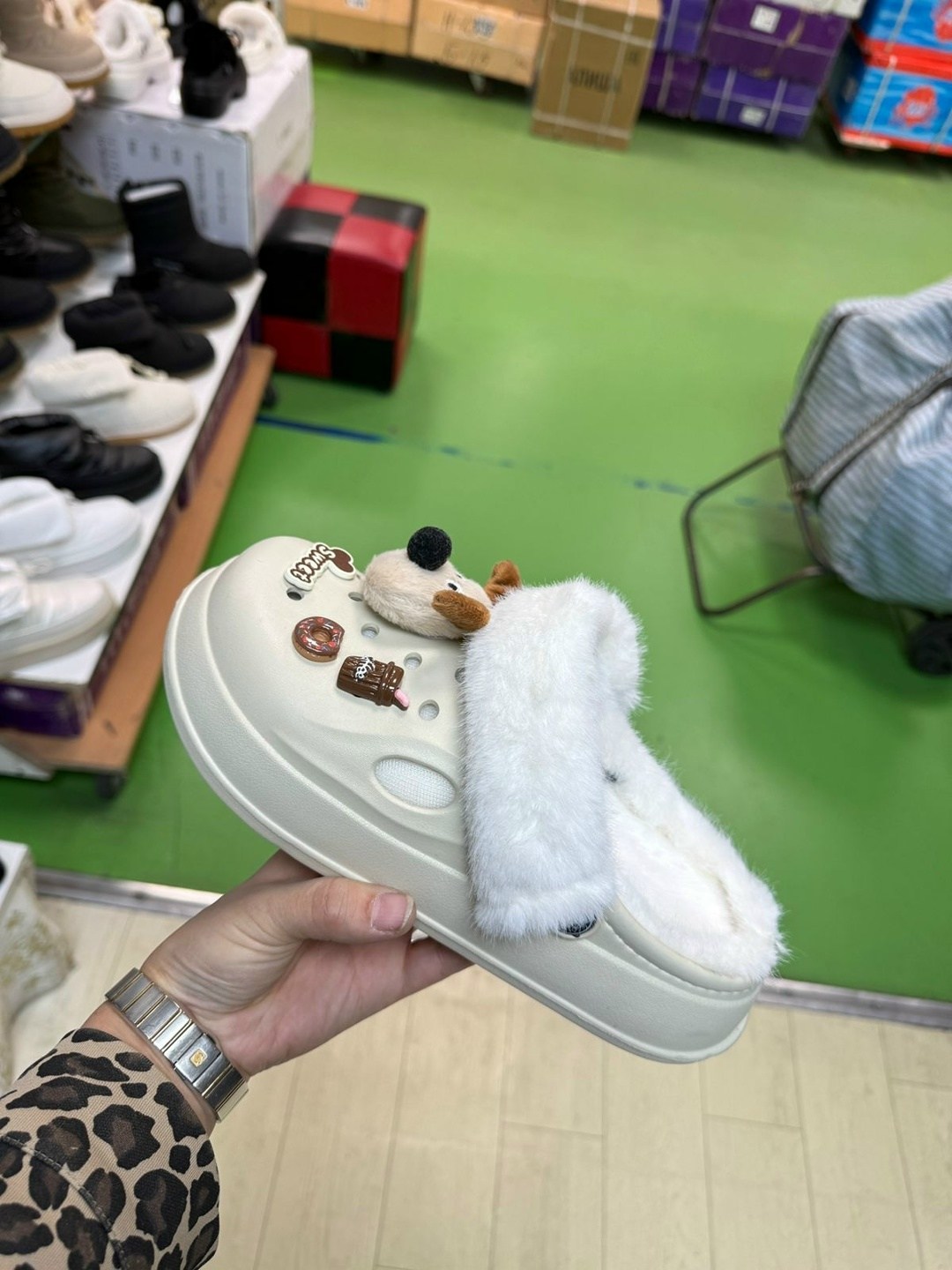 ,модные тапочки,домашние тапочки,женская ,зимние тапочки