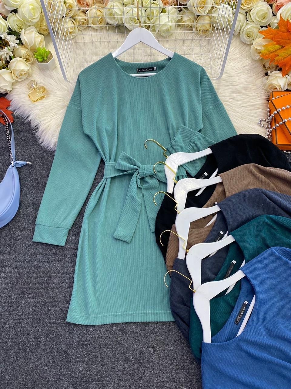 платье женские,платье с поясом,платье,трикотажное платье,стильное платье