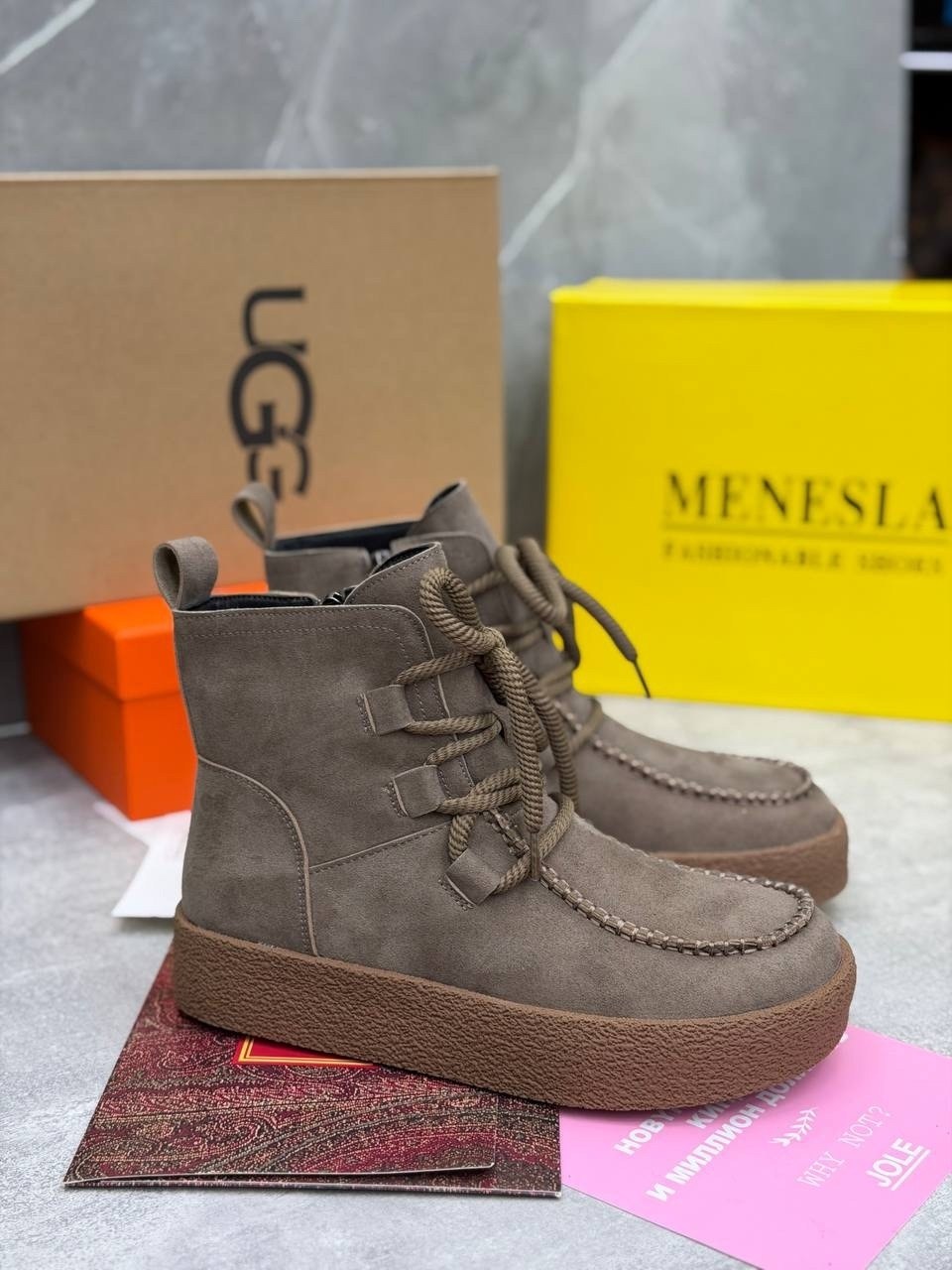 ,замшевые ботинки,ботинки модные, женская,повседневная