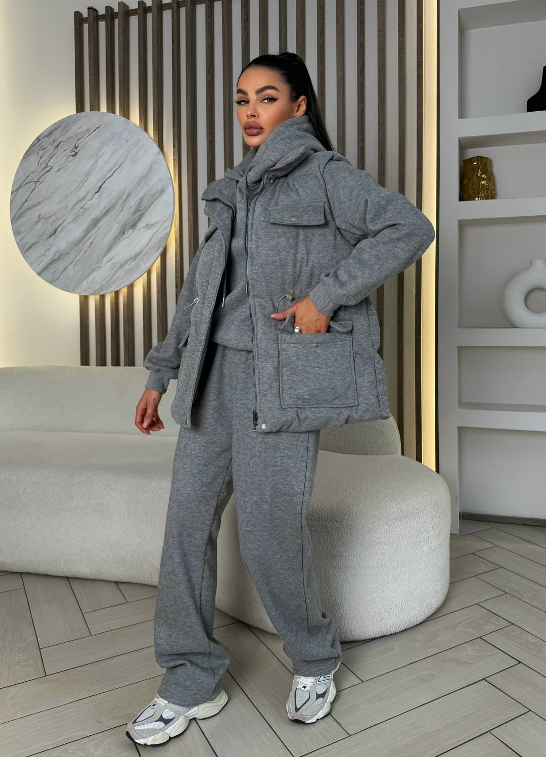 костюм женский на флисе,костюм на флисе,стильные костюмы,теплый костюм,костюм тройка с курткой