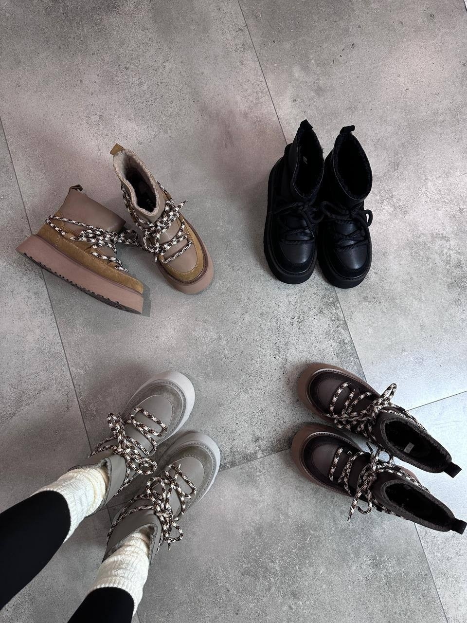 ,дутики женские,женская ,зимние угги на платформе,стильные сапоги