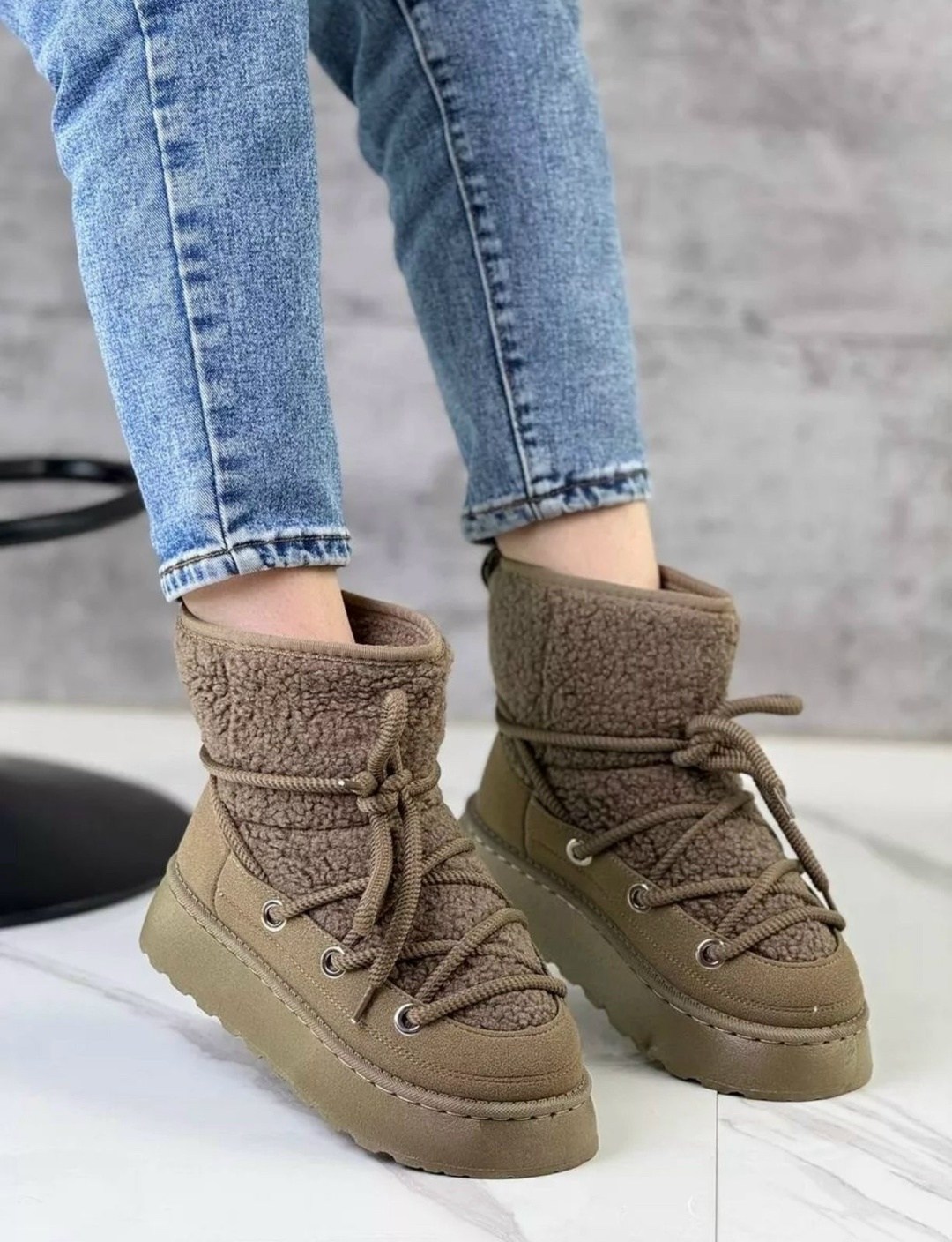 ,угги женские,зимняя женская ,угги зимние на платформе,модные угги