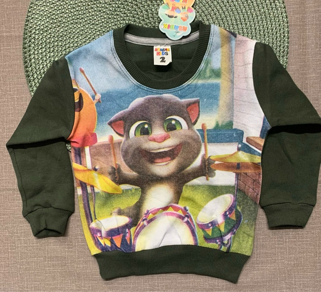 кофта для мальчика,толстовки для мальчиков,свитшот для мальчика том и джерри,свитшот говорящий том,толстовки свитшот