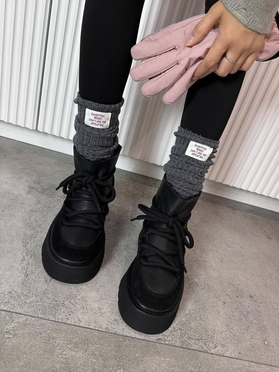 ,дутики женские,женская ,зимние угги на платформе,стильные сапоги