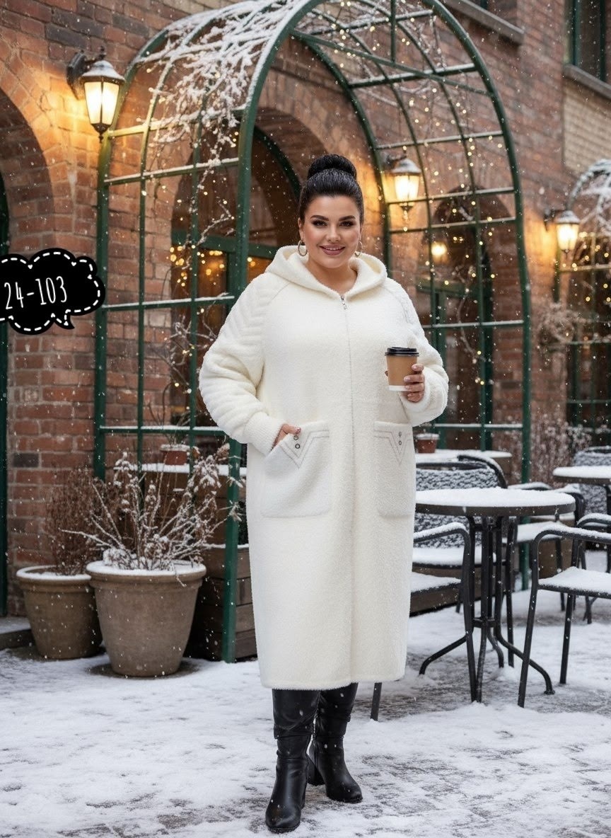 пальто барашек,стильное пальто,пальто с капюшоном,зимнее пальто,пальто