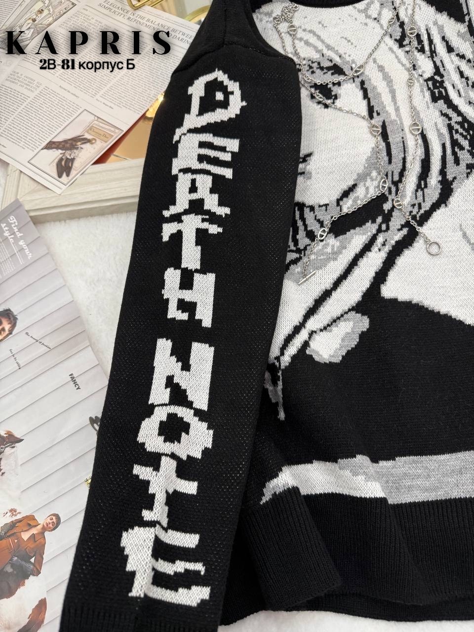 свитер аниме,кофта с аниме,свитер в стиле аниме,свитер оверсайз с принтом аниме,свитер с принтом