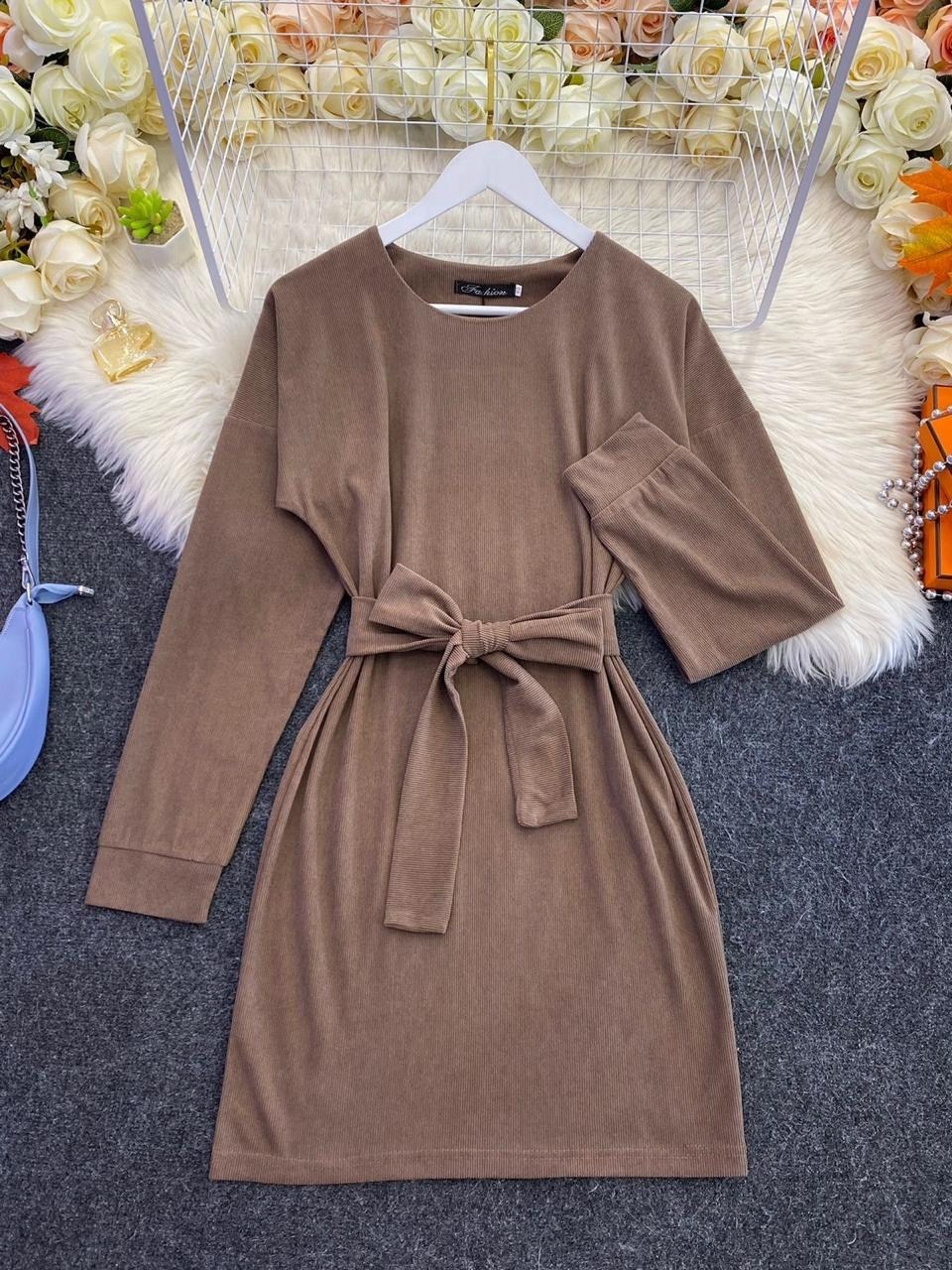 платье женские,платье с поясом,платье,трикотажное платье,стильное платье