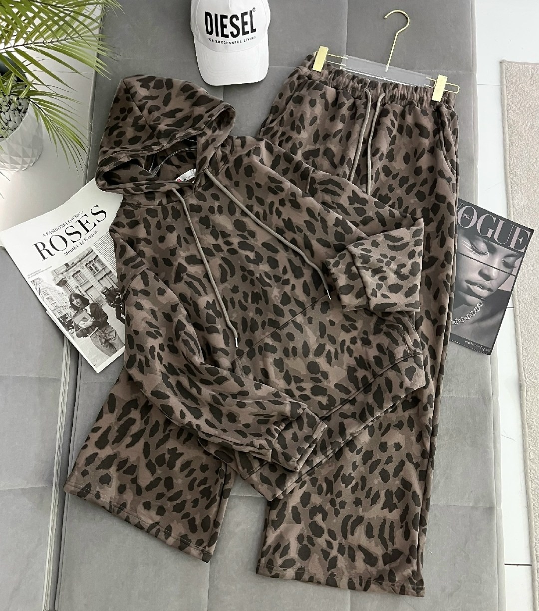 костюм женский флисовый,пижама с кофтой,леопардовый костюм,,костюмы двойки