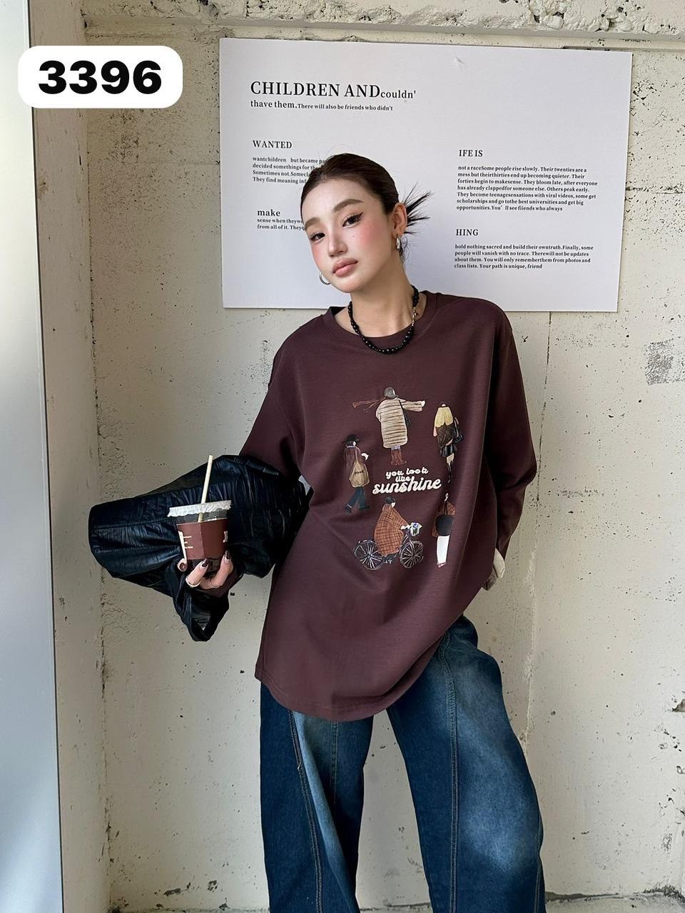 повседневный свитшот,футболка оверсайз женская корея,корейская мода,женская футболка с длинными рукавами,одежда в корейском стиле