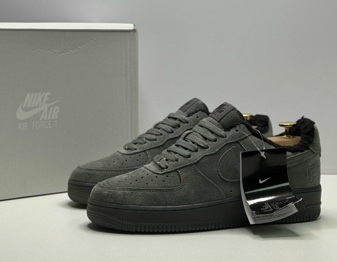 кросcовки nike air force 1,nike air force 1 low,nike air force 1 low grey suede,зимние кроссовки nike air force 1,мужские кроссовки nike air force 1