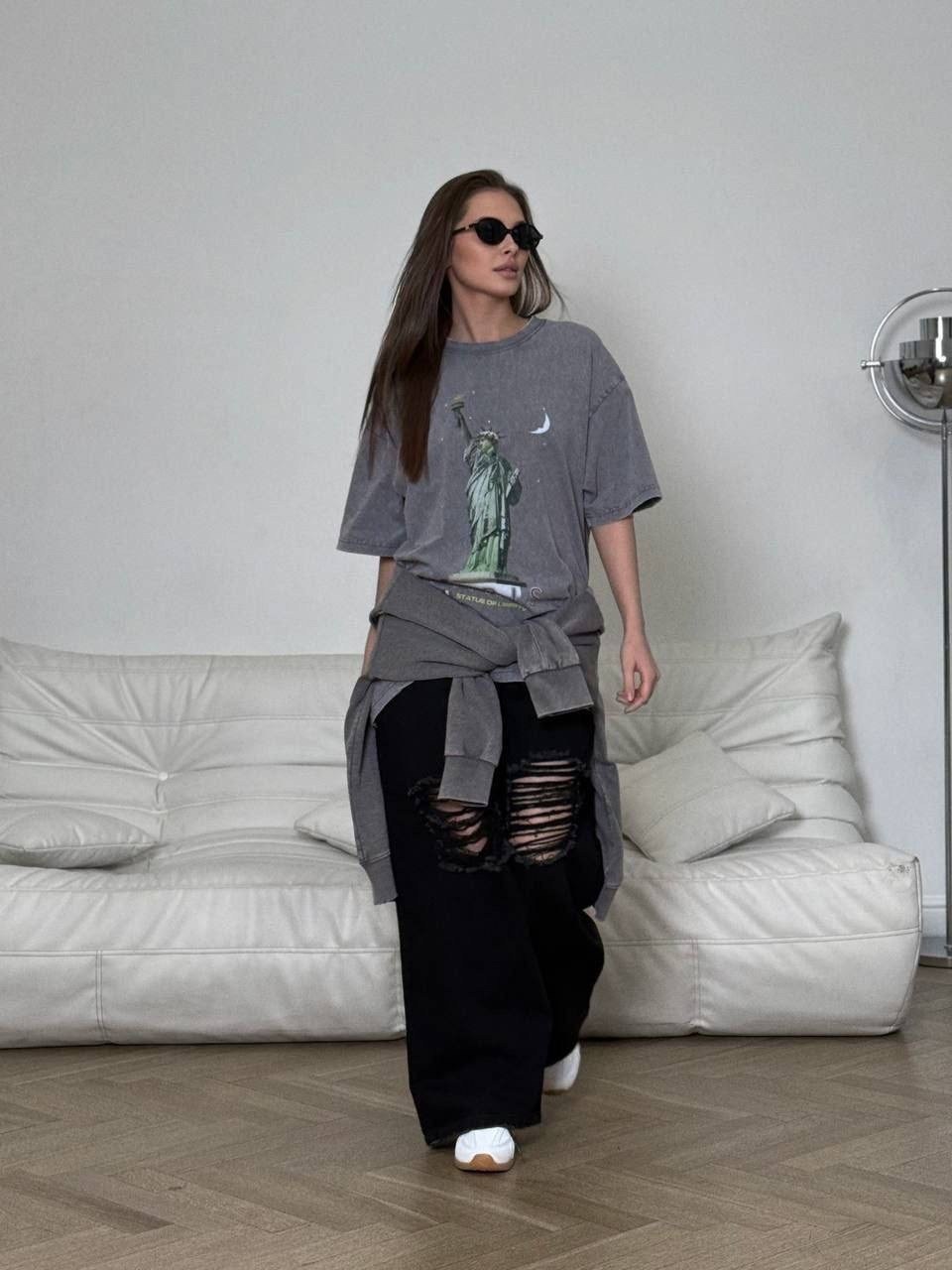 футболка оверсайз,футболка женская оверсайз,футболка оверсайз с принтом удлиненная варенка,футболка оверсайз варенка,футболка варенка оверсайз с принтом