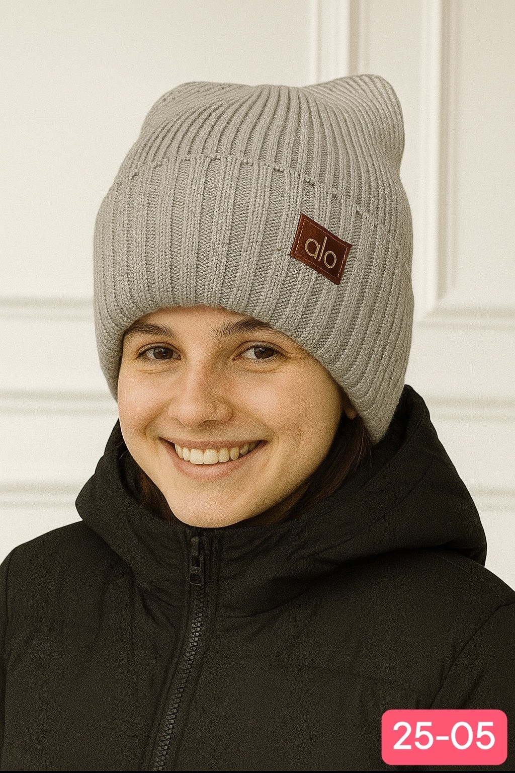 шапка женская бини,шапка бини,шапка женская,шапка серая,женская вязаная шапка