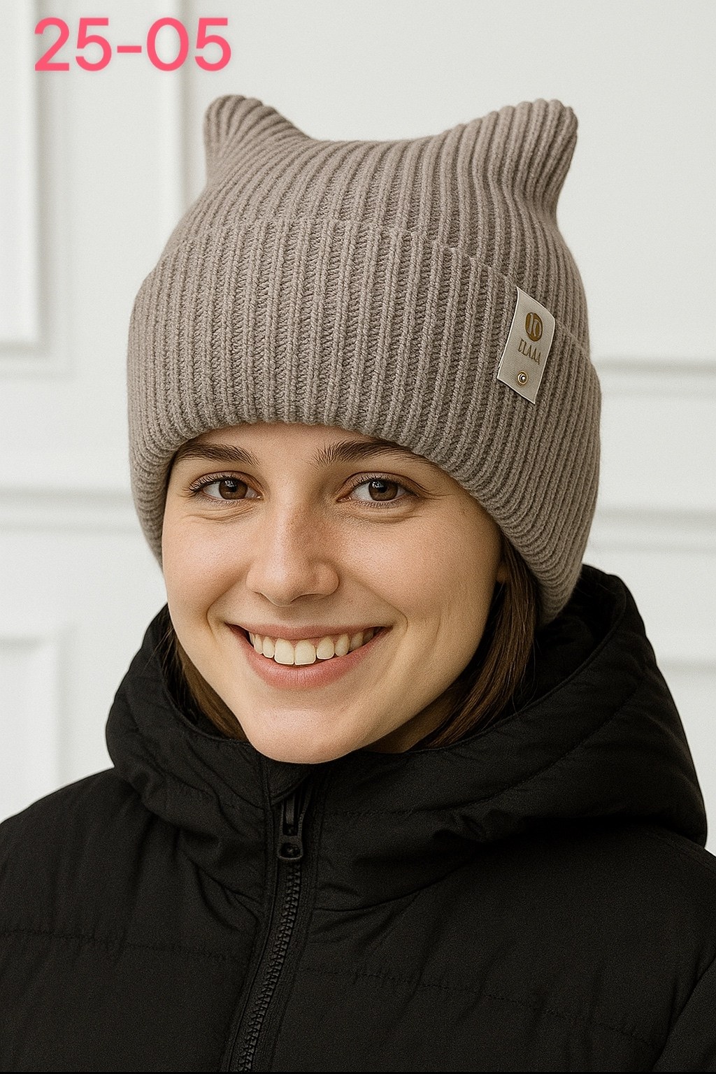 шапка для девочки noble people,шапка для девочек,шапка серая,демисезонная шапка,шапка для девочки демисезонная