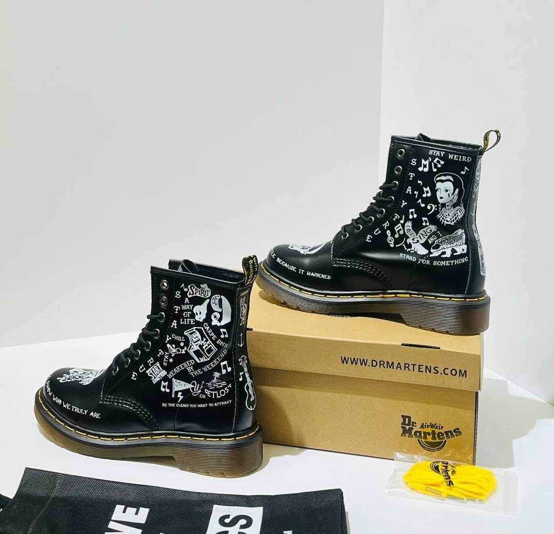 , женская,dr martens 1460 scribble,ботинки 1460 scribble dr martens,мартинсы мужские