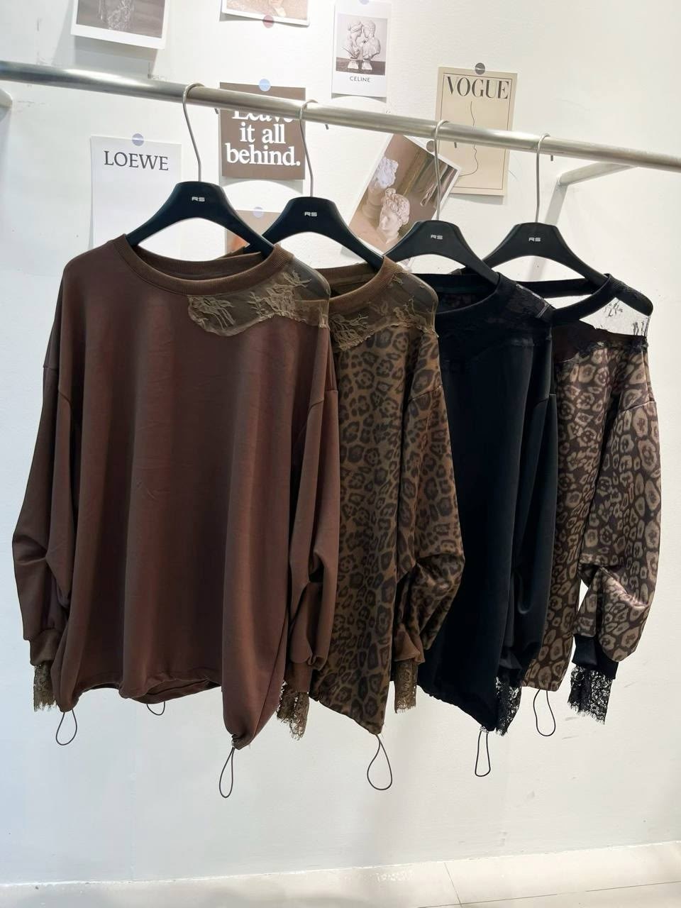 женская кофта,модная блузка,коричневый свитшот,блуза в стиле бохо,свитшот с рюшами