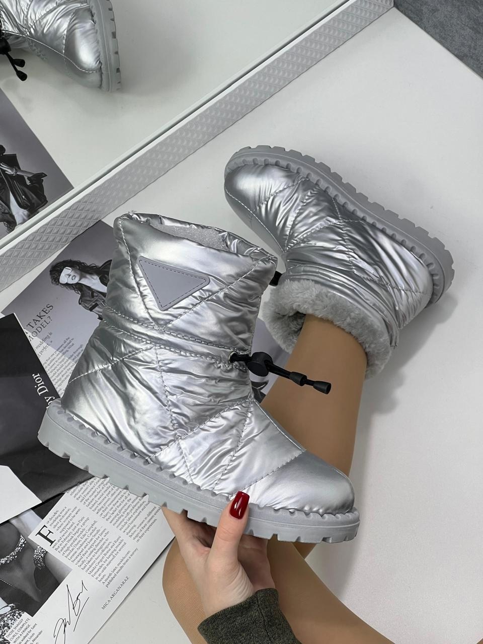 дутики женские,дутики серебристые, дутики,серебряные дутики,дутики женские зимние