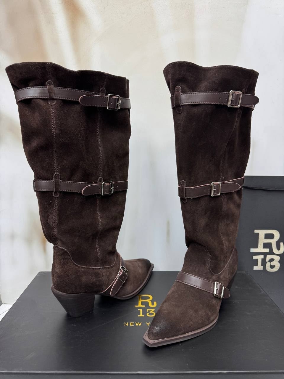 ,замшевые сапоги,модные сапоги,женские сапоги,коричневые сапоги