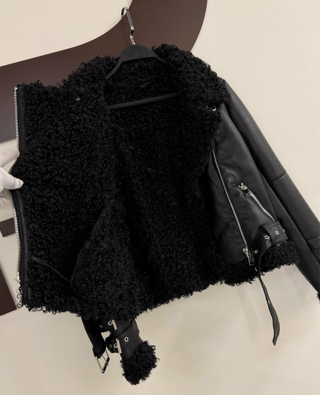 дубленка авиатор,женская дубленка,зимние куртки,укороченная дубленка,стильная дубленка