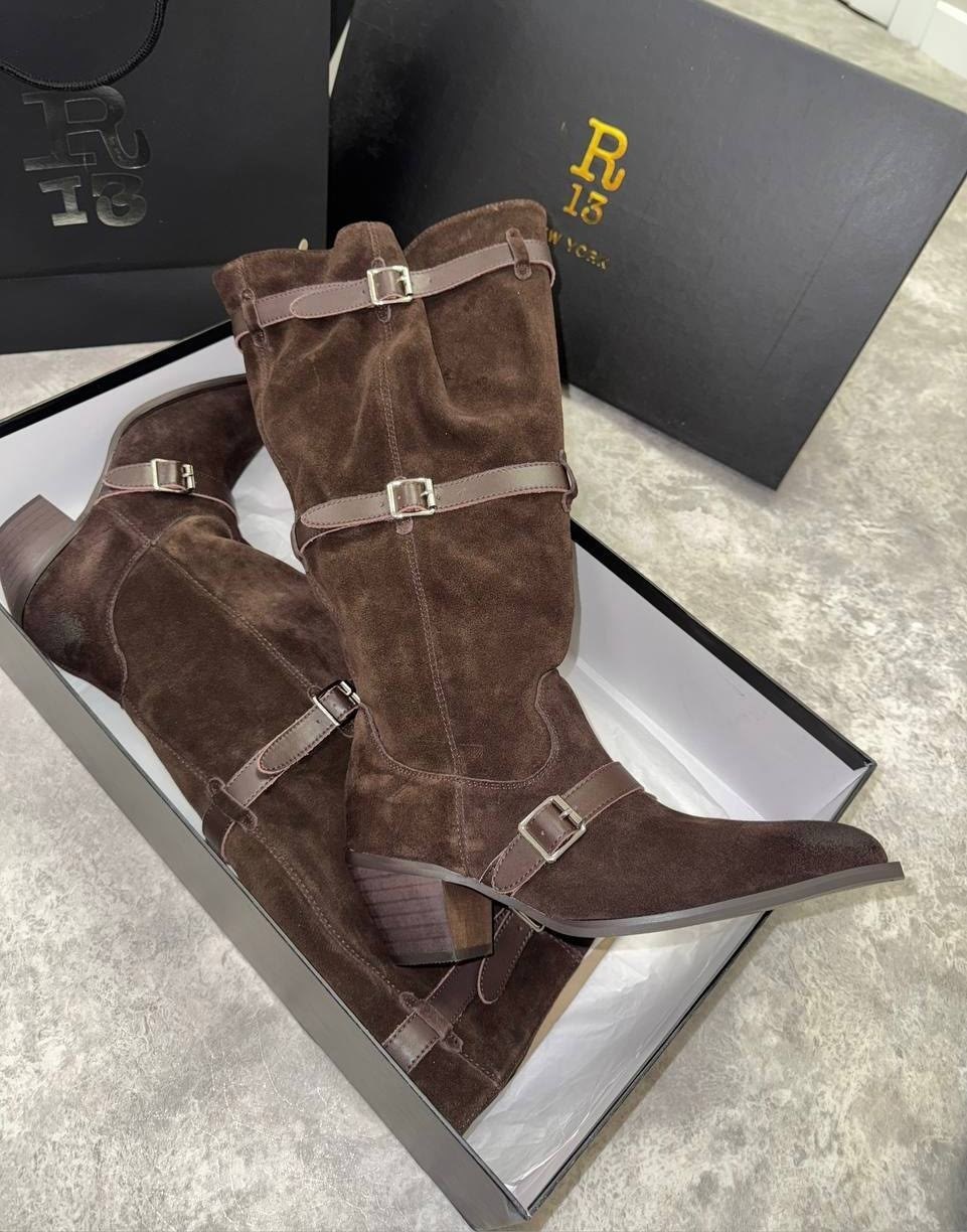 женские сапоги,замшевые сапоги,коричневые сапоги,модные сапоги,