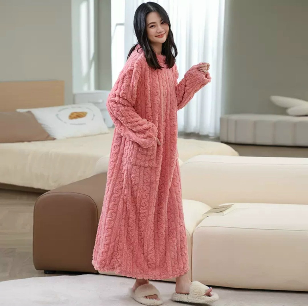теплый халат,теплая домашняя одежда,платье теплое,женские халаты,теплая пижама