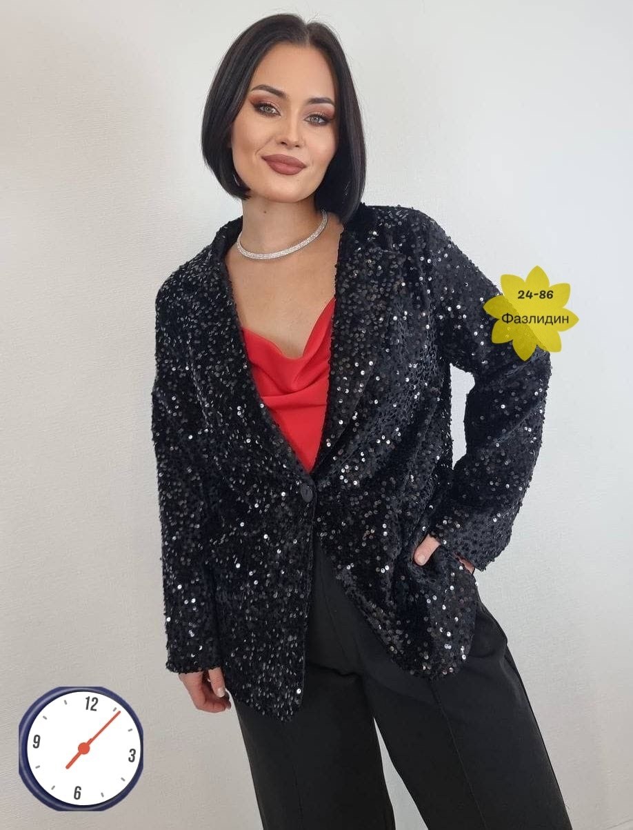 стильный пиджак,пиджак женский,жакет с пайетками,кардиган пиджак,