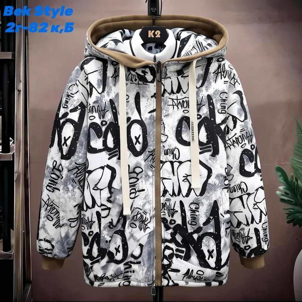 куртка с принтом,куртка,повседневная куртка,двухсторонняя куртка,куртка модная