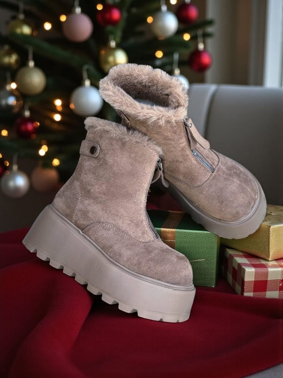 ,угги женские,ботинки зимние с мех, зимняя,женская зимняя