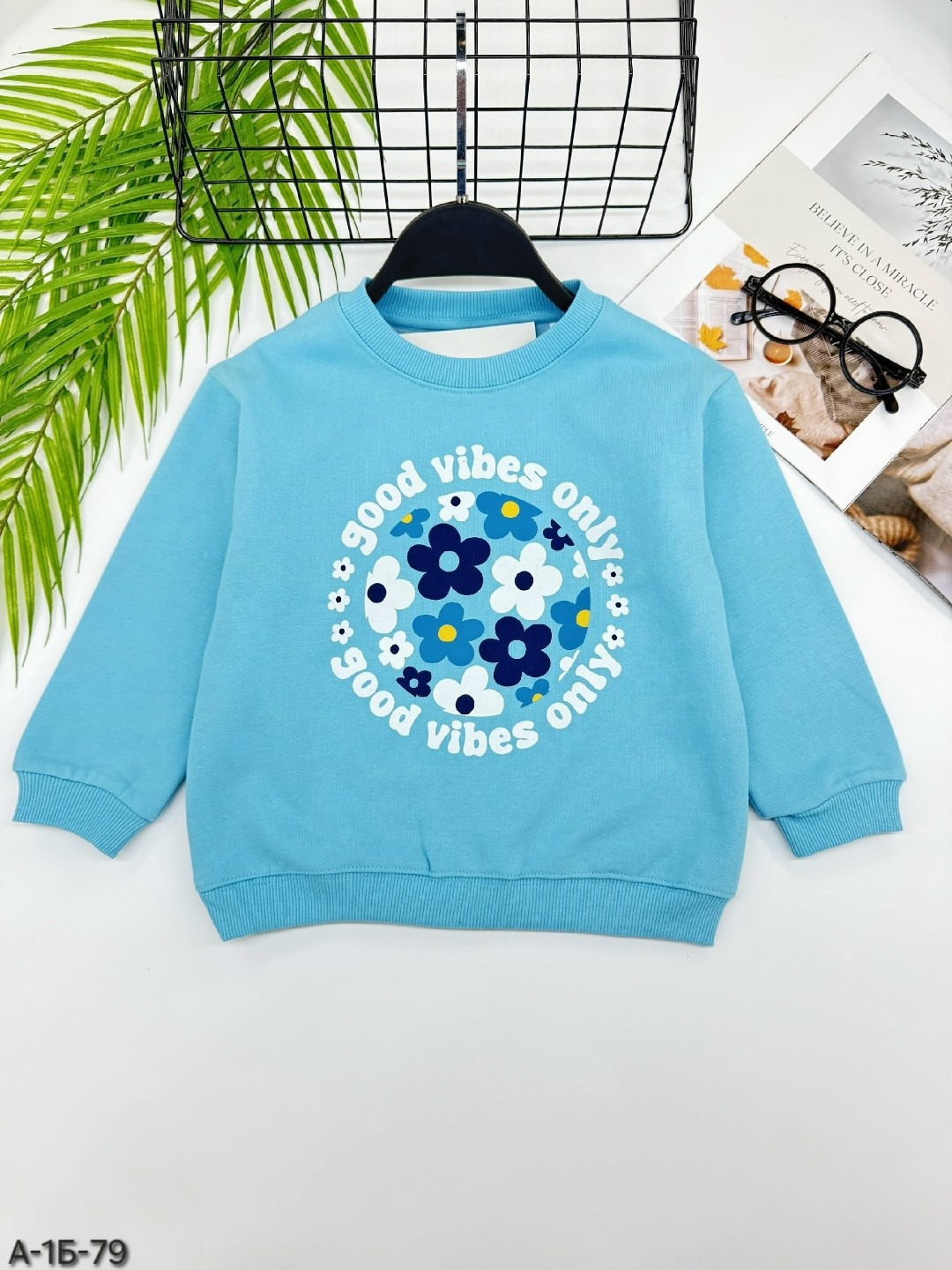 джемпер для девочек,детский свитшот,свитшот для девочек,голубой свитшот,свитшот и толстовка