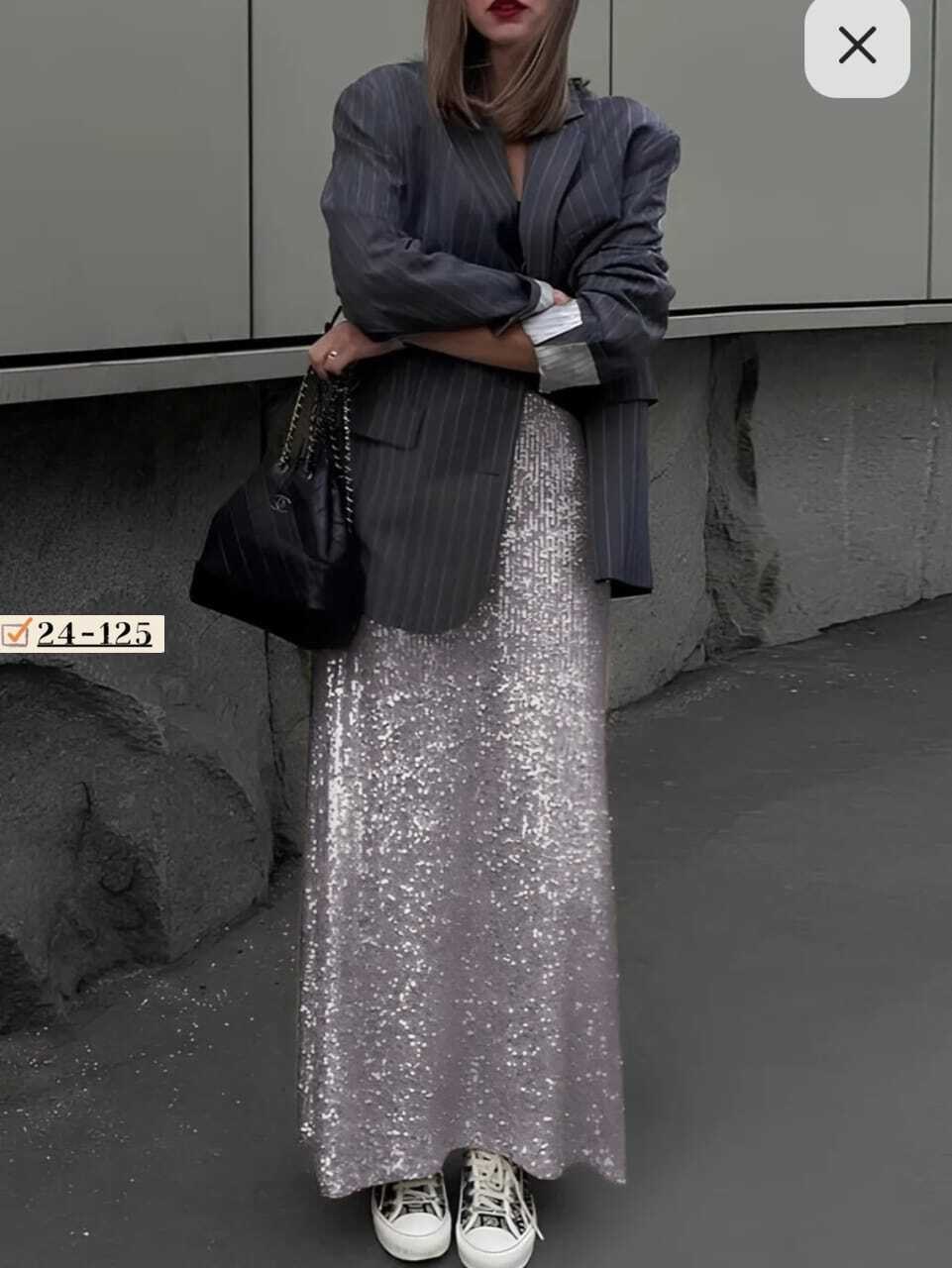 юбка макси с пайетками,юбка женская с пайетками,юбка с пайетками,костюм с юбкой макси,юбка женская серая
