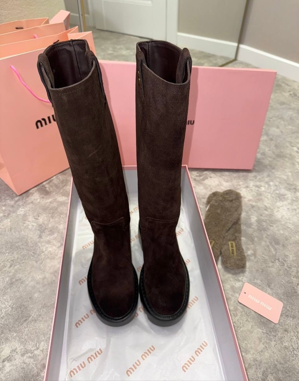 miu miu сапоги,,женские сапоги,кожаные сапоги miu miu,модные сапоги