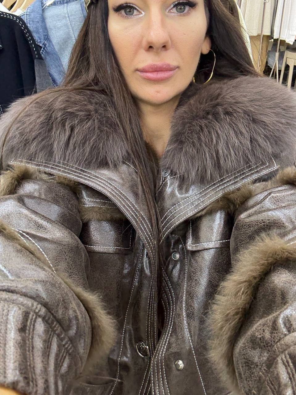 куртка кожаная с мехом,куртка с мехом,куртка с натуральный мехом,куртка с натуральным мехом женская,куртка женская с мехом