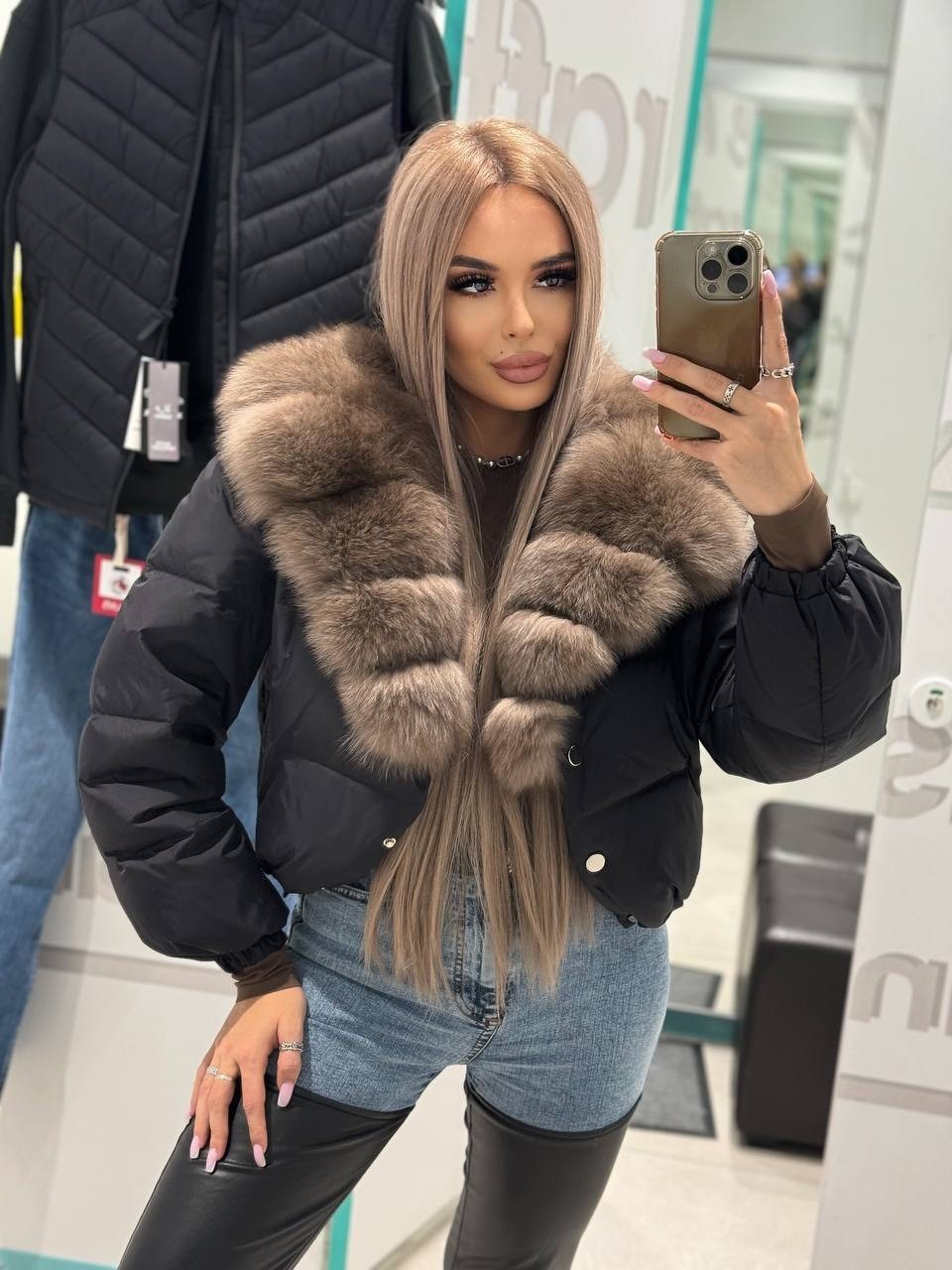 куртка женская с натуральным мехом,пуховики с натуральным мехом,куртка пуховик с натуральным мехом,куртка с мехом,пуховики с мехом