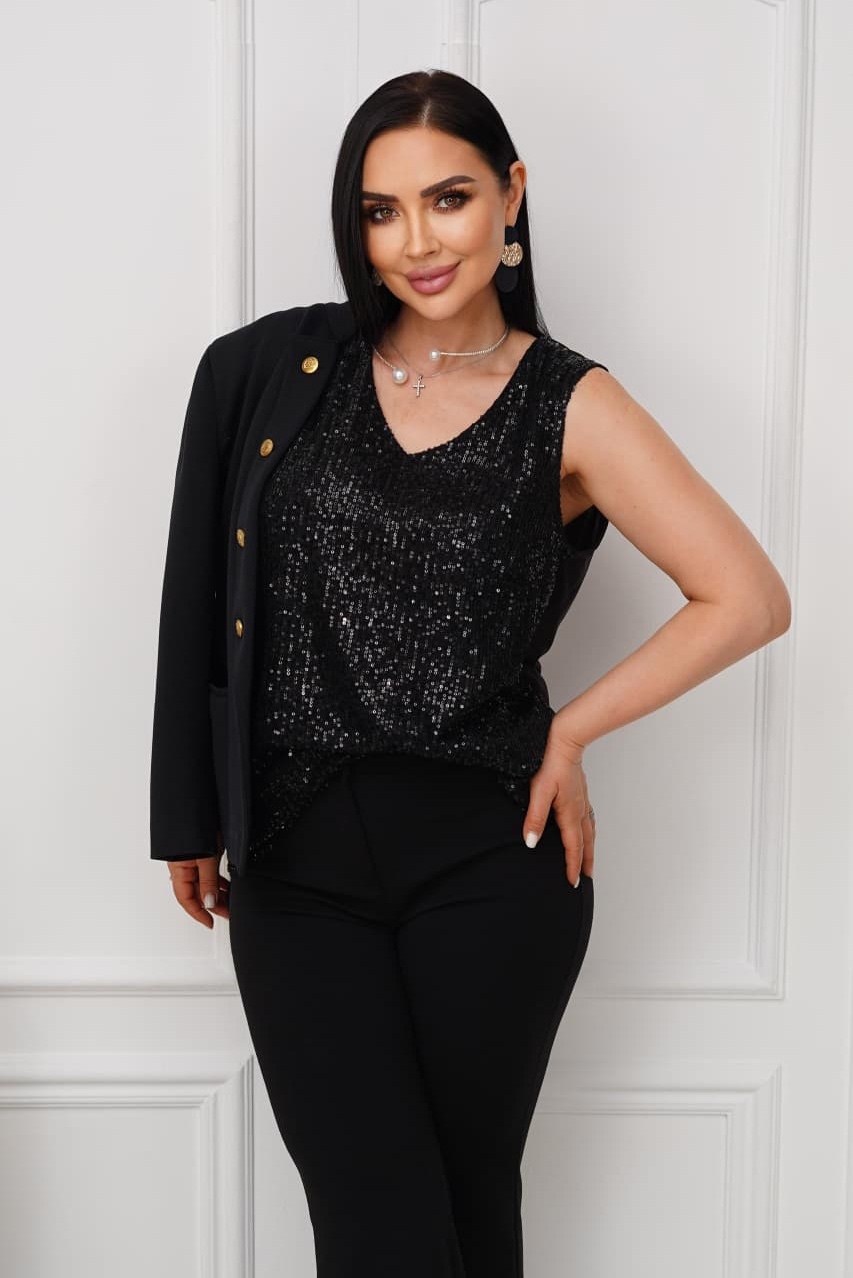 блестящий топ,блузка с пайетками,женский топ с пайетками,топ с пайетками